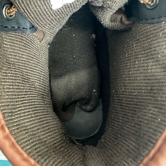 St. John's Bay Womens Denton Flat Heel Rain Boots Winter Boots Brown/Black Sz 7 - Picture 14 of 14